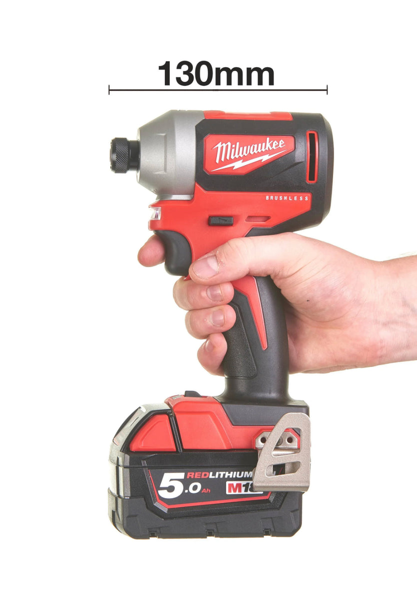 Milwaukee M18 BLID2 0X Brushless 1 4in 18V Hex Impact Driver