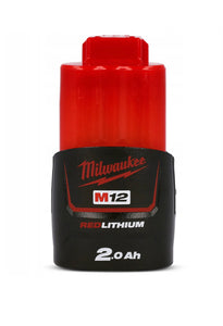 Milwaukee - M12B2 M12 12V Red Lithium-ion 2.0Ah Battery