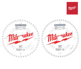 MILWAUKEE 4932479575 216MM X 30MM 48T/60T WOOD CIRCULAR SAW BLADE 2PK