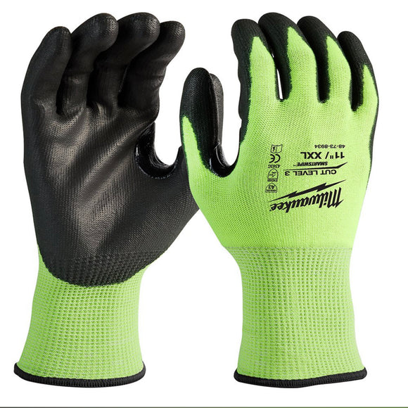 Milwaukee Hi-Vis Cut Level 3 Gloves