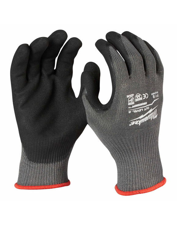 MILWAUKEE 4932471425 CUT LEVEL 5/E DIPPED GLOVES SIZE 9/L