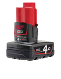 Milwaukee M12 B4 4.0Ah 12V Li-Ion Battery