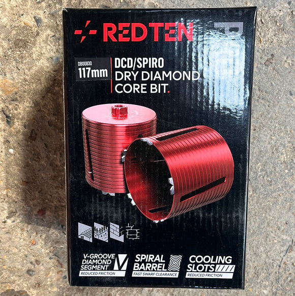 DART RED TEN DCD SPIRO 117 X 145MM DIAMOND CORE BIT