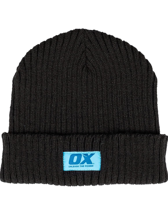 Ox Tools Winter Knitted Beanie - Black