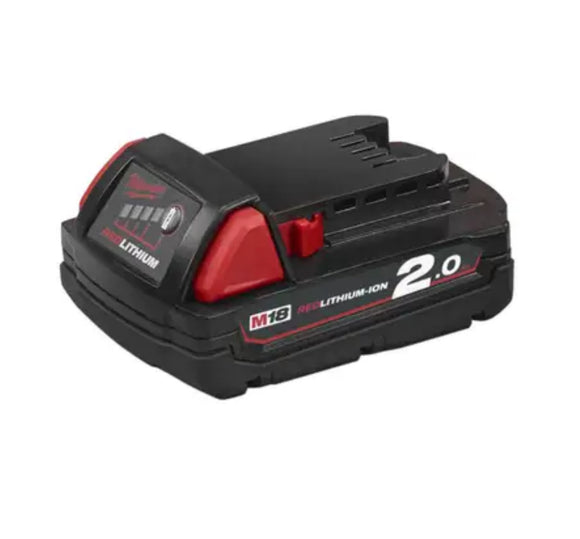 Milwaukee M18B2 18V M18 Fuel Red Lithium Ion 2.0Ah Battery