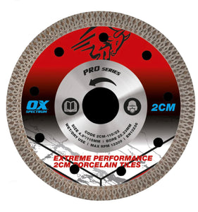 Ox Pro 2cm Porcelain cutting Blade